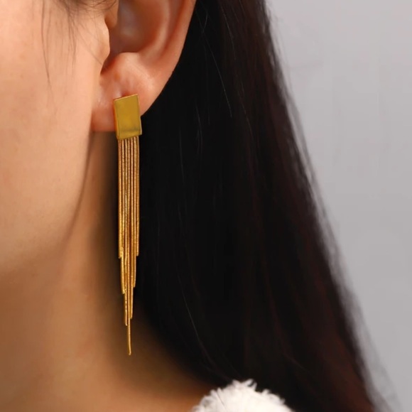 18K Plated Earrings - Picture 1 of 5